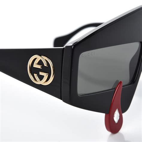 gucci tear drop glasses